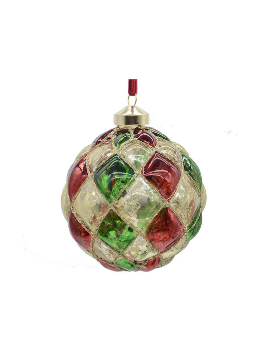 Hanging Ball Ornament Ornament Glass Multicolour