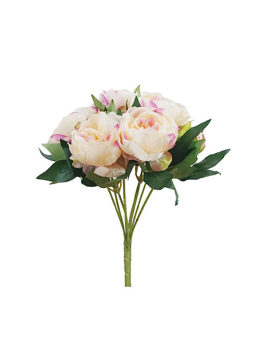 Bouquet Purple Peony X9 H42cm 12/48box