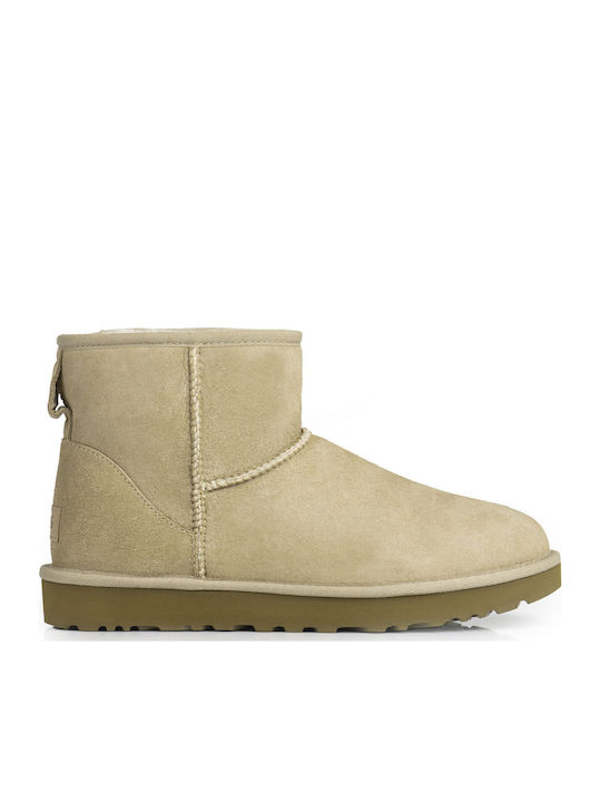 UGG Classic Mini II Suede Women's Ankle Boots Sand