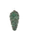 Hanging Ornament Pine Green with Glitter