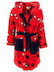 Superheroes Halat pentru copii De iarnă Fleece Red