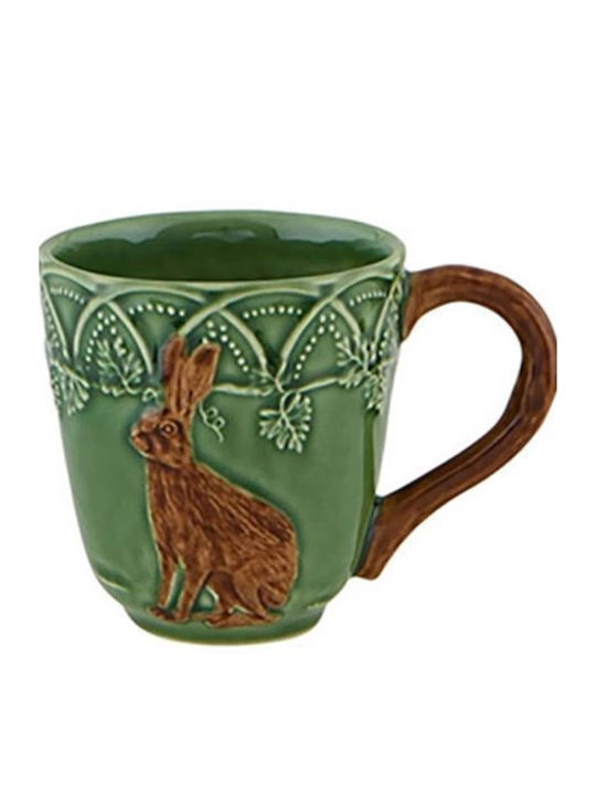 Bordallo Pinheiro Weihnachtliche Becher Keramik Grün Weihnachtlich Becher Keramik Grün L14xB10cm.