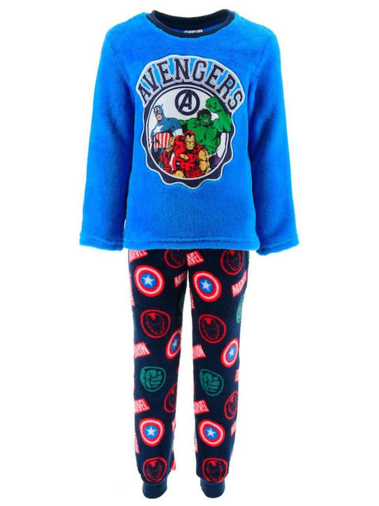 Superheroes Παιδική Πιτζάμα Χειμωνιάτικη Fleece