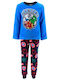Superheroes Pijama pentru copii De iarnă Fleece Blue