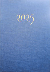 Παπαδημητρίου Ημερήσια Ατζέντα 2025 Μπλε 17x25εκ.