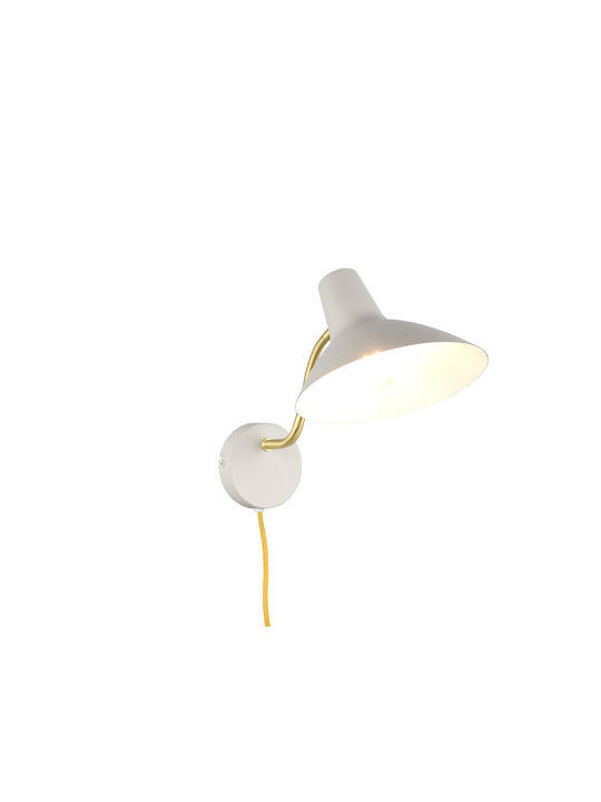 Trio Lighting Modern Leuchte Wand Steckdose mit Fassung E27 Gray 20cm