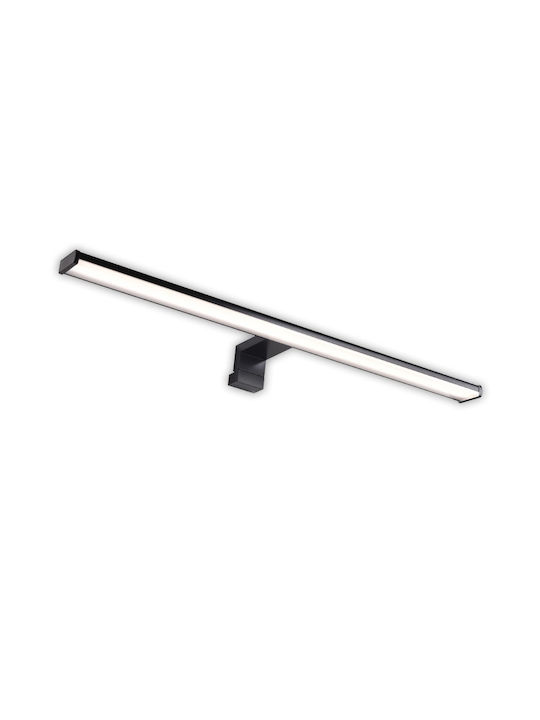 Adeleq Lumină de Baie cu LED Integrat și Lumină Alb Natural Negru 40x5.25cm