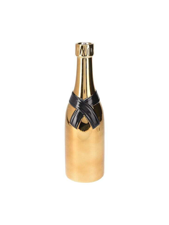 Koopman Διακοσμητικό Βάζο Κεραμικό Μαύρο 11.5xΥ39cm
