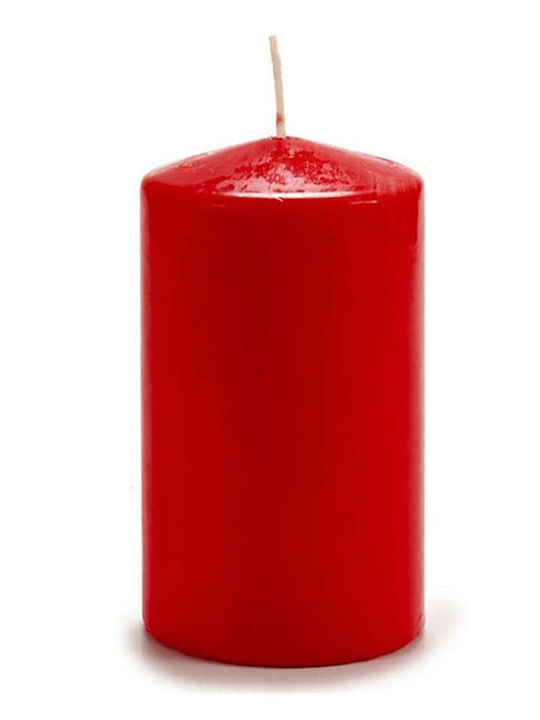 Atmosphera Christmas Candle Red Lunar Acorde 15x9cm