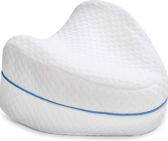 Μαξιλάρι με Memory Foam & Οπή 25x24cm σε Λευκό χρώμα