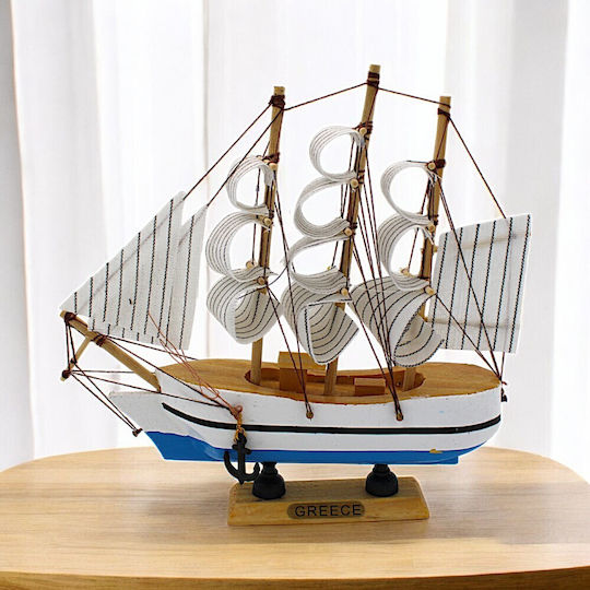 Corabie Decorativă din Lemn 18x18x4cm 7dis137 Corabie Decorativă din Lemn 18x18x4cm 7dis137