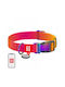 WauDog Dog Collar in Orange color 15mm x 35cm
