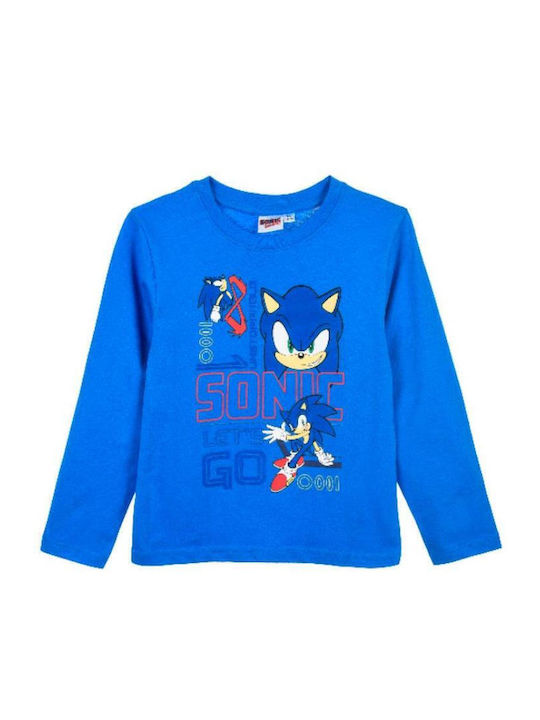 Superheroes Kinderhemd Langarm Blue