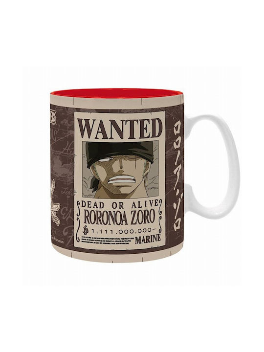 Abysse One Piece - Zoro Wanted Mug Ceramic 460ml