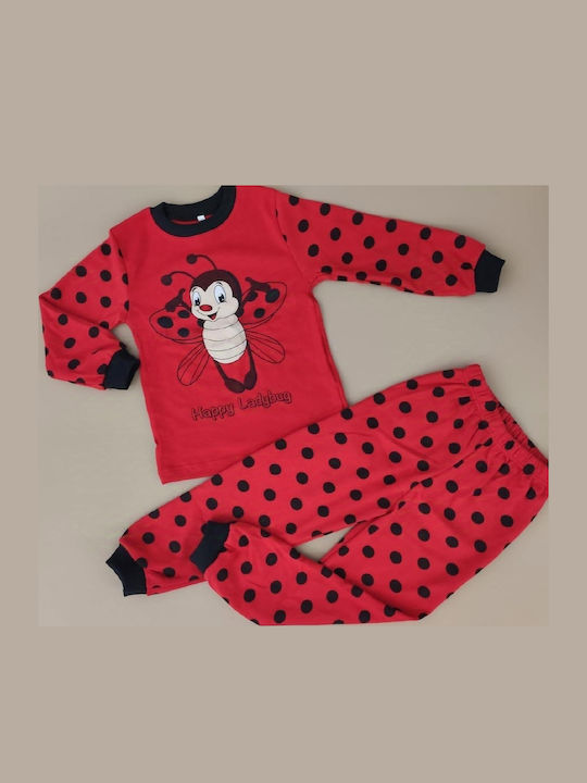 Babydom Pijama pentru copii De iarnă Roșie