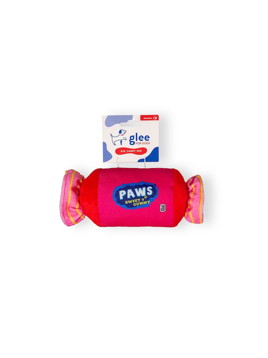 Glee Fabric Toy Dog with Sound 10εκ. Red 1pcs 91042