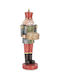 Bizzotto Nutcracker de Crăciun din Polirosină Înălțime 27cm.