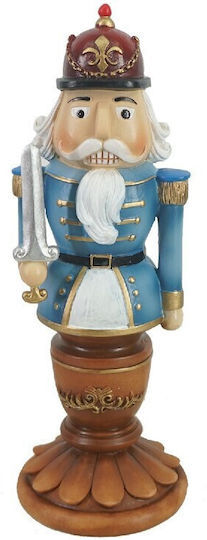 Marva Weihnachts-Nussknacker aus Kunststoff Höhe 20cm.
