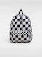 Vans Old Skool Check Schulranzen Rucksack Junior High-High School Schwarz mit Flaschenhalter 22Liter