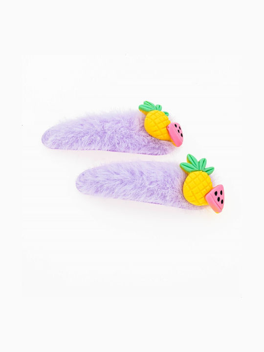 Set of Kids Hair Clips with Hair Clip Fruit in ...