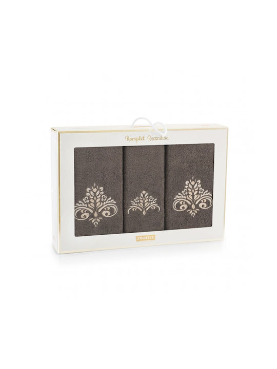 Zwoltex Bath Towel Set 3pcs Sultan Brown