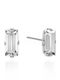 Victoria Cruz Earrings made of Silver with Stones