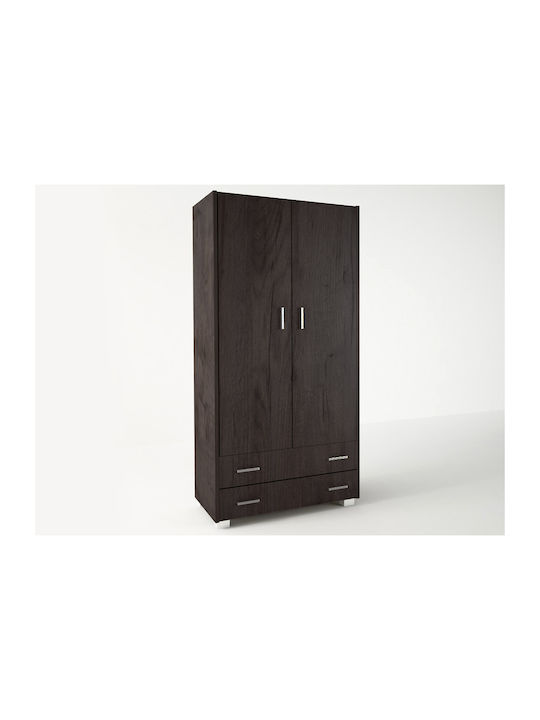 Doppeltür Kleiderschrank Vega 105x50x180cm