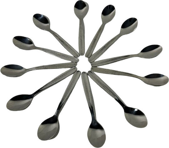 Epiplo-Fos Coffee / Tea Stainless Steel Brown Spoons 11.5cm 0200221 12 Pieces