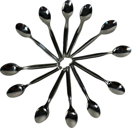 Epiplo-Fos Coffee / Tea Stainless Steel Brown Spoons 11.5cm 0200219 12 Pieces