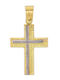 Atofio Kosmima Men's Gold Cross 14K