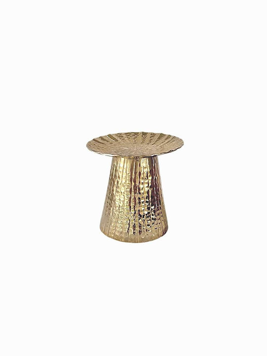 Art et Lumiere Candle Holder Aluminum Αλουμινένιο in Gold Color 1pcs