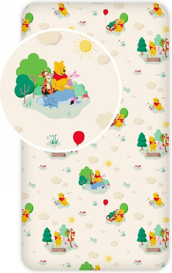 Disney Einzelbettlaken mit Gummizug Winnie Pooh 90x200cm Disney Einzelbettlaken mit Gummizug Winnie Pooh 90x200cm