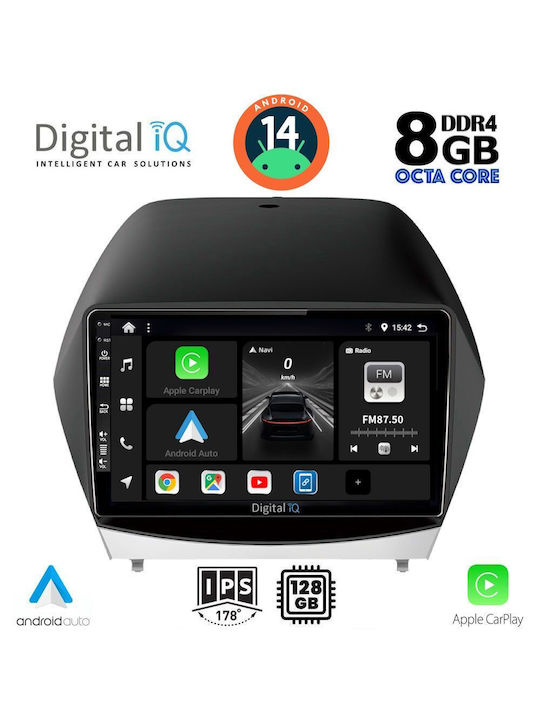 Digital IQ Автомобилна Аудио Система (Блутут/USB/AUX/WiFi/GPS/Apple-Carplay/Android-Auto) с Тъчскрийн 10"