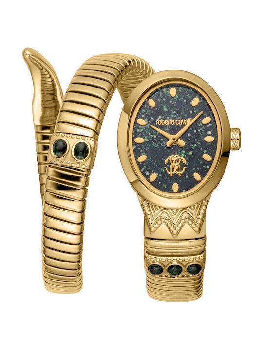 Roberto Cavalli Snake Crystals Women's Watch wi...