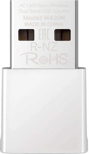 Mercusys MERMA30N USB Network Adapter with Wireless Wi-Fi Connection 1300Mbps (Standard v1)