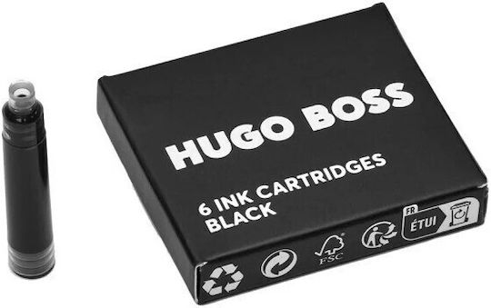 Set de 6 rezerve pentru stilou Hugo Boss Hpr921n Negru