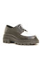 Leder Damen Oxfords in Schwarz Farbe