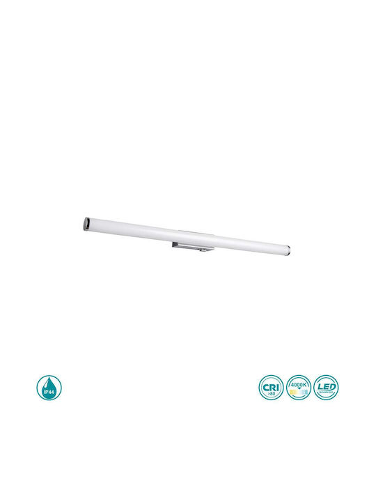 Trio Lighting Μοντέρνο Φωτιστικό Μπάνιου/Πίνακα και Διακόπτη Ασημί