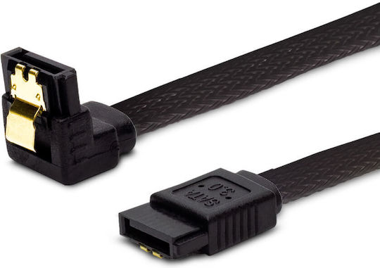 Savio 7-Pin SATA III - 7-Pin SATA III Cable 30cm Μαύρο