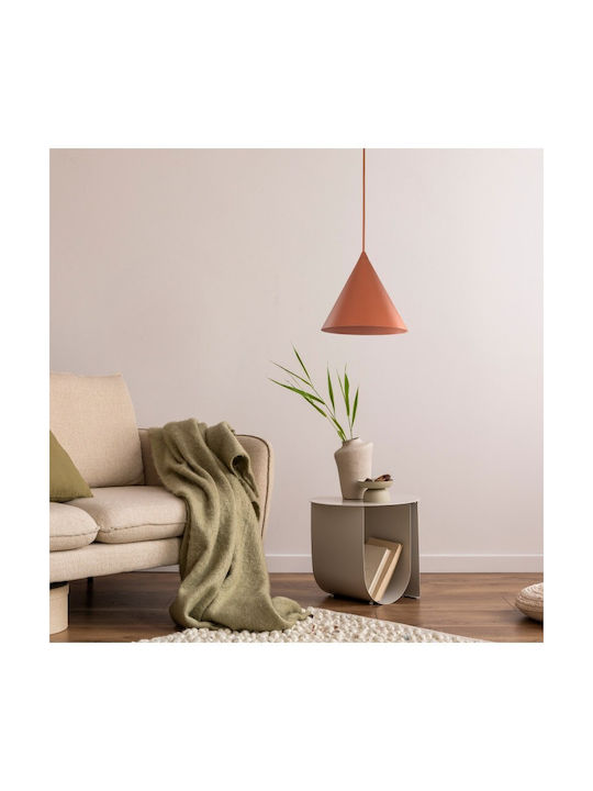 TK Lighting Висящо Осветително Тяло Меден с Цокъл E27 25x25см.
