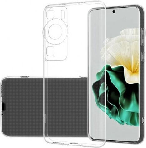 Slim Задна корица Силикон Прозрачен (Huawei P60 Pro)