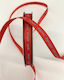 Riniotis Gro Band Monochrom Rot mit Breite 6mm
