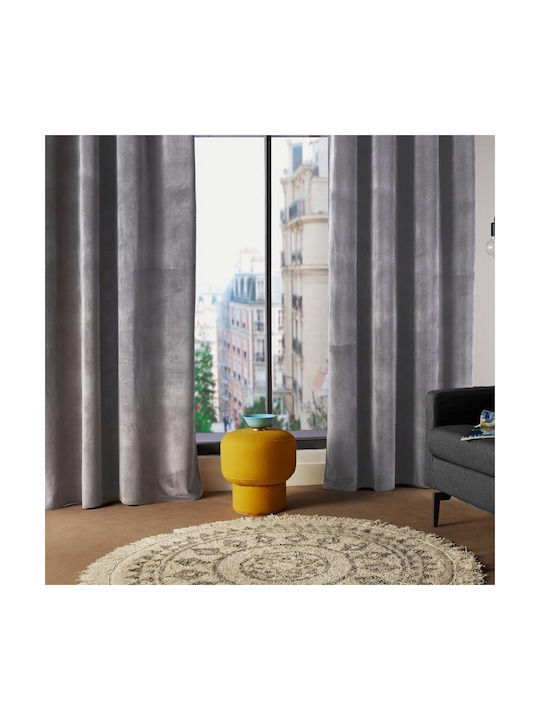 Atmosphera Gray Curtain with Pencil Pleat 140x2...