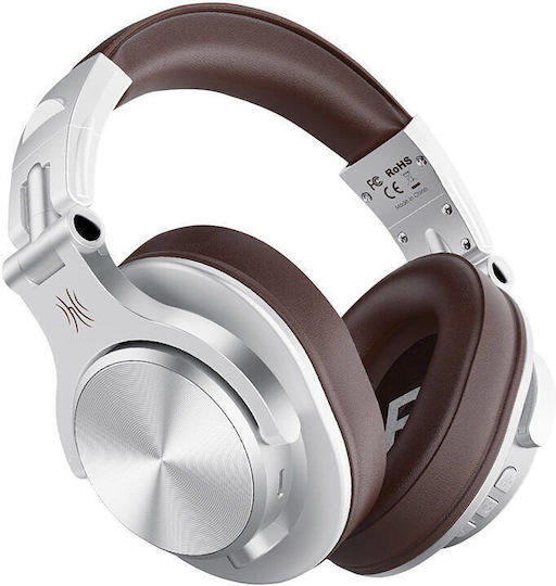 OneOdio Fusion A70 Ασύρματα / Ενσύρματα Over Ear Ακουστικά με 72 ώρες Λειτουργίας Καφέ