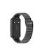 Huawei Band 8 9 Mijobs Бамбукова Катарама Гривна Неръждаема Стомана Черна