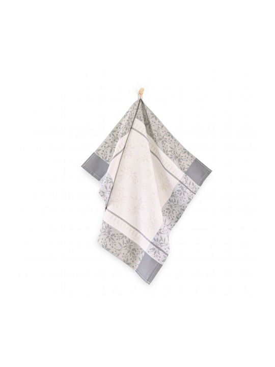 Zwoltex Towel from 100% Cotton in Gray Color 50x70cm