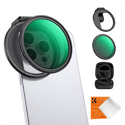 K&F Concept Φακός Κάμερας ​Κινητών Φίλτρο 1x σε Γκρι χρώμα