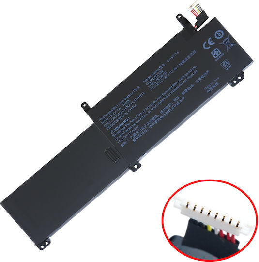 Батерия за лаптоп Asus Rog Strix Scar Gl703vm-ee095t модел Gl703g C41n1716 4icp4 59 134 C41pqch 0b200-02770000m лентов кабел 8 пина код 1-bat0725