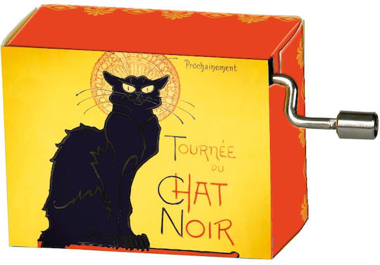 Fridolin Spieluhr Chat Noir Französische Can-Can Melodie