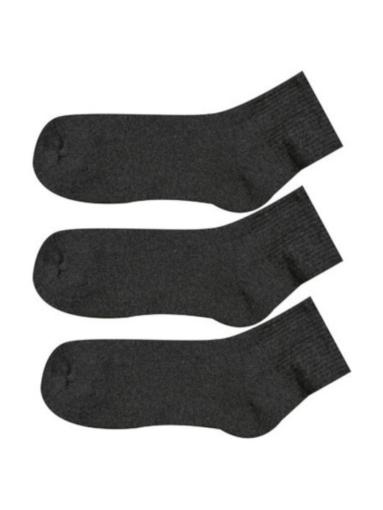 Vtex Socks Ανδρικές Κάλτσες Ανθρακι 3Pack
